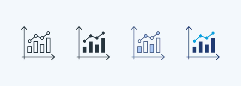 Statistics Multiple Style Icon Collection