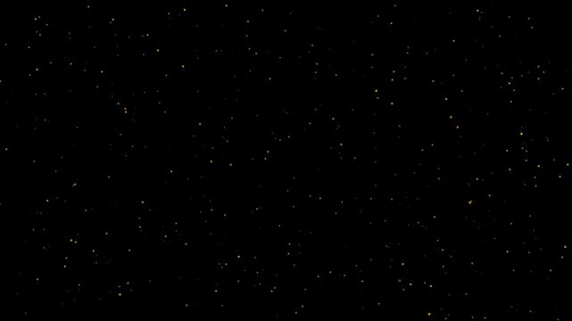 Cinematic night sky starfield background video footage