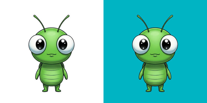 Cute cartoon alien characters cheerful transparent png