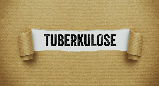 Braunes zerissesnes Papier - Tuberkulose