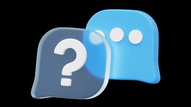 Customer Support Question Bubble Symbol