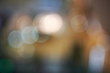 Fototapeta premium Blurred background with various colorful bokeh lights