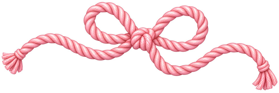 Simple Cord Knot Graphic Element