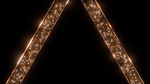 christmas party decoration border overlay element