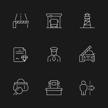 Set line icons of boundary