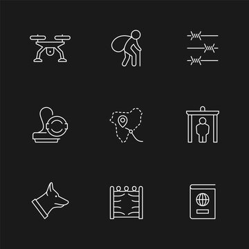 Set line icons of boundary