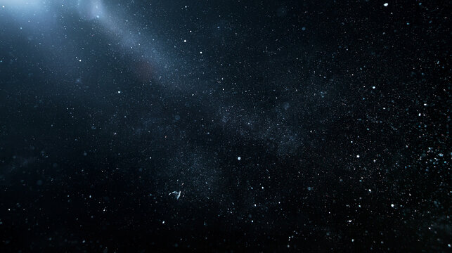 Cinematic Dust Particles Floating in Light Beam Background