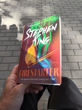 Stephen King The Firestarter novel outdoors