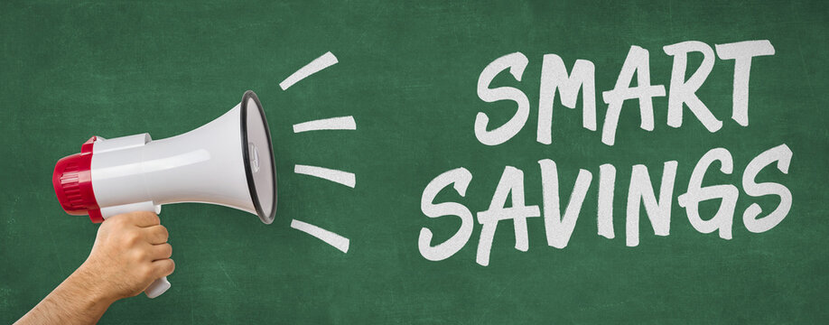 A man holding a megaphone - Smart Savings