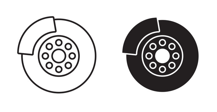 disc brake icon