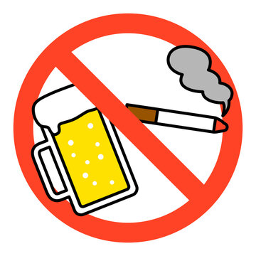 飲酒喫煙禁止マーク