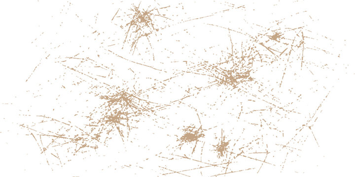 Distressed white and beige grunge texture with scattered fine scribble marks. Vector illustration for cover and template design.