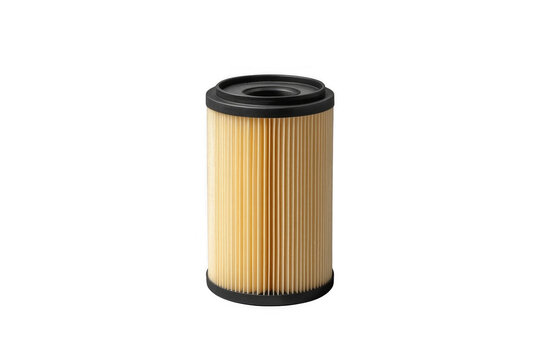 Yellow pleated cylindrical filter cartridge