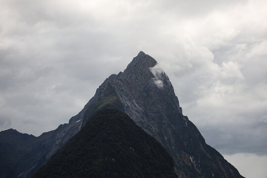 clouds over the mountains