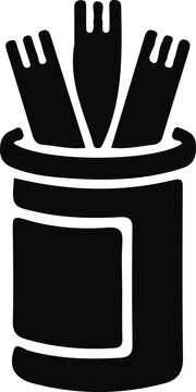 Glucose Test Strips Vial Medical Icon Vector