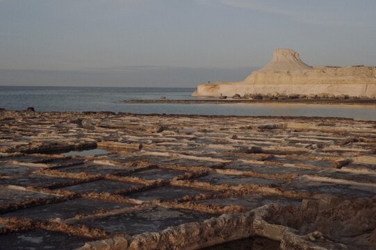 salt pool on Gozo Malta