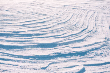 Frozen sea ice forms a natural winter surface © darkbird