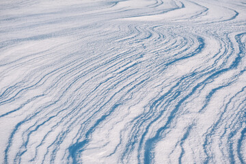Frozen sea ice forms a natural winter surface © darkbird