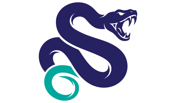 vector image of a snake