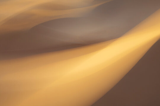Abstract sand dune patterns in erg lehoudi desert Morocco