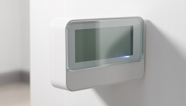 Smart Home Energy Monitoring Device on Wall
