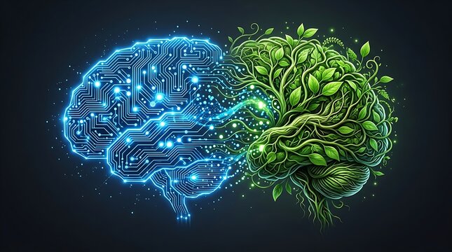 Brain split into circuit and plant roots
