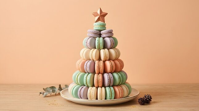 Delicious freshly baked Christmas cookies and treats beautifully represented