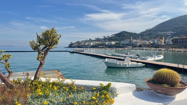 The Italian Island of Ischia and the town of Casamicciola Terme