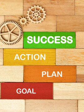 Goal Plan Action and Success Setting Business Concept