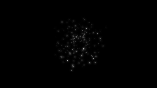 glowing twinkling glitter star, on black screen background 4k video, Magic sparkles glitter blast stars. doodle glitter trail, blinking cartoon stars, magic sparkles 2D flat sparkle effect