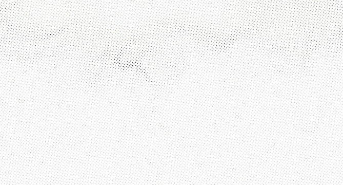 Silhouette of a running greyhound dog in a halftone dot pattern style, isolated on a white background