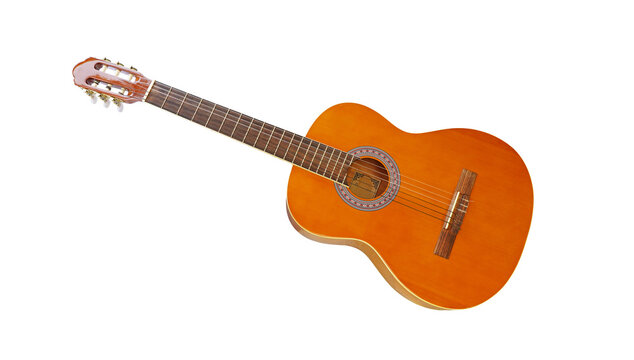 guitar acoustic guitar isolated on white background