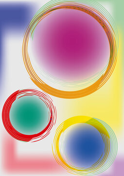 Layout Kunst Kreisringe 4