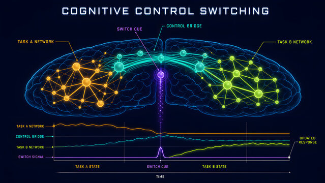 Cognitive Control Switching Between Task Networks and Responses