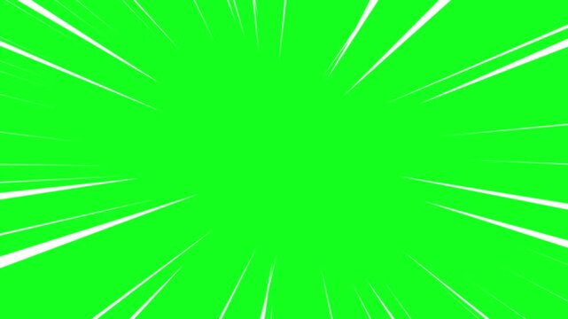 speed line burst comic and cartoon concept, white speed line isolated, anime comic book effect speed line, move attack effects anime speed line animation on transparent background, 4k video