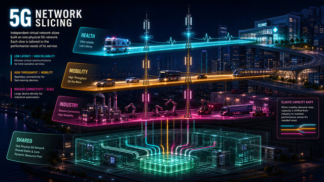 5G Network Slicing Shares Infrastructure Across Specialized Services