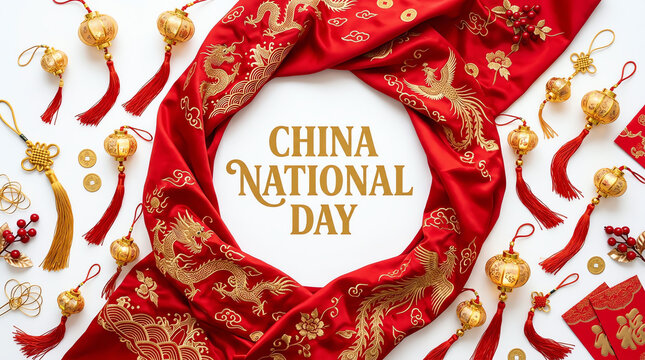 Celebrating the glorious national day of the people's republic of china with tradition pride and a rich cultural heritage