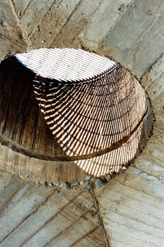 Drainage underbelly abstract