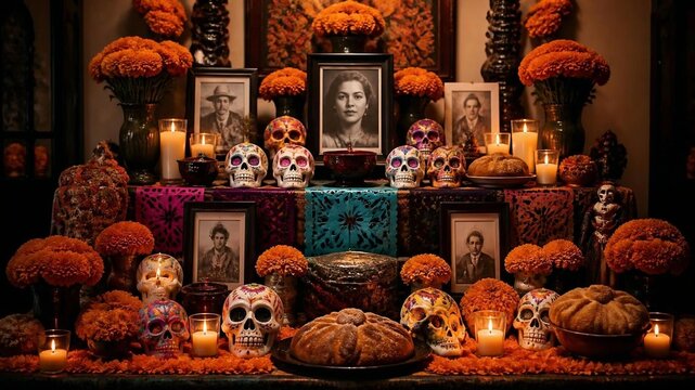 Dia de los muertos/ Day of the Dead Ofrenda
