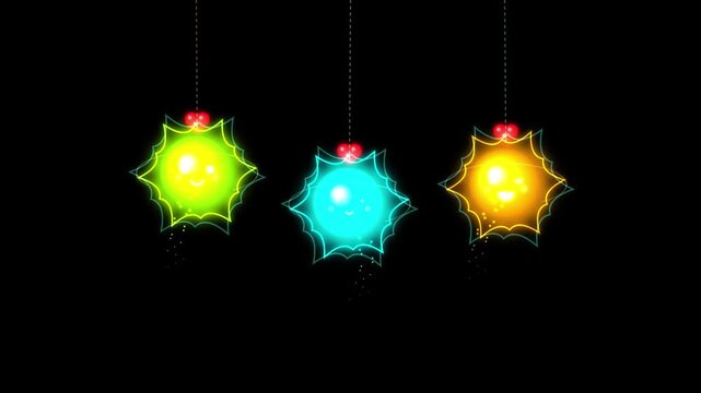 Abstract Chrono Holiday Holograms Seamless Seamless Motion Loop 4K