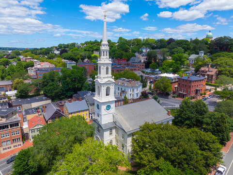 First Baptist Church in America at 75 N Main Street in downtown Providence, Rhode Island RI, USA. 