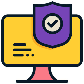 online identity data prevent protect filled outline icon