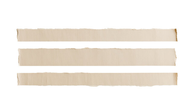 Three Horizontal Beige Masking Tape Strips