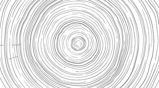 Abstract tree ring lines vector illustration for natural textures, backgrounds, or organic design elements.
