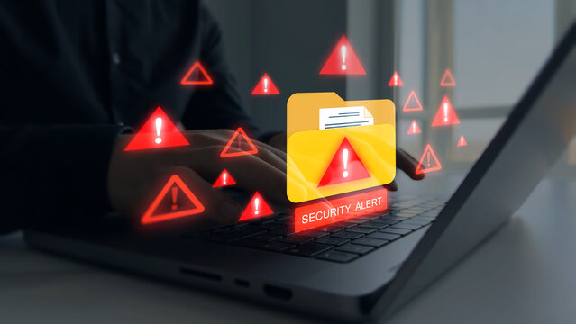 Secure document concept showing protected files, digital archives and confidential business information. Cybersecurity technology provides safe storage, controlled access and data privacy.	

