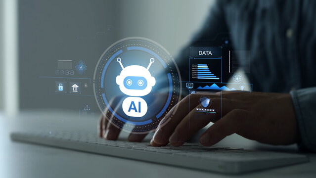 AI agents automating business processes, managing tasks and providing intelligent assistance through advanced artificial intelligence technology.