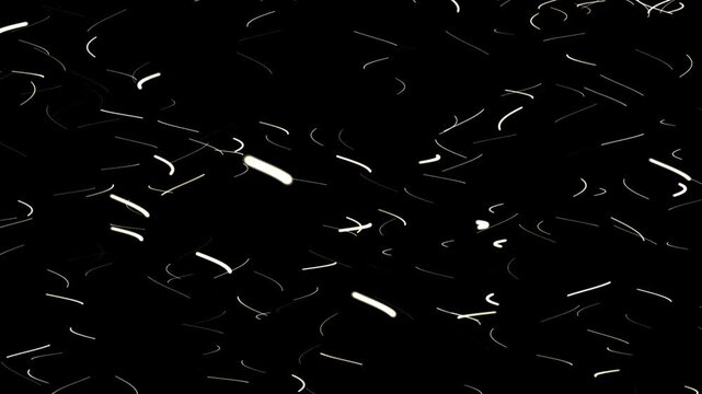 Floating Golden Light Dust Particles on Dark Background &ndash; Cinematic Abstract Motion