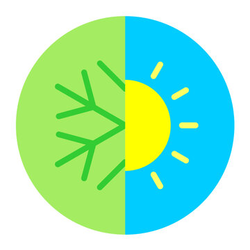 Climatization Vector Design Icon Style