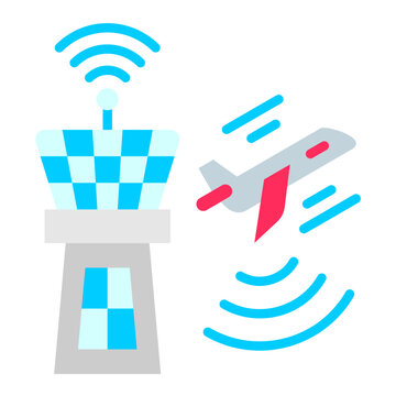 Traffic Control Vector Design Icon Style