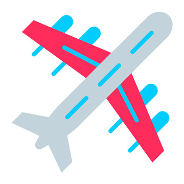 Aircraft Vector Design Icon Style